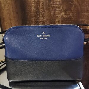 Kate Spade Blue and Black Crossbody Bag